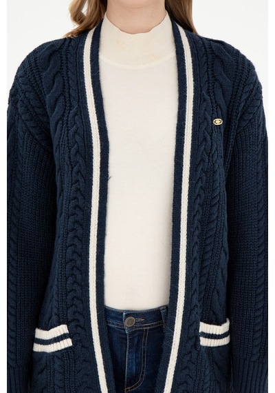 U.s. Polo Assn. Kadın Lacivert Hırka Triko 50293071-vr033 Lacivert