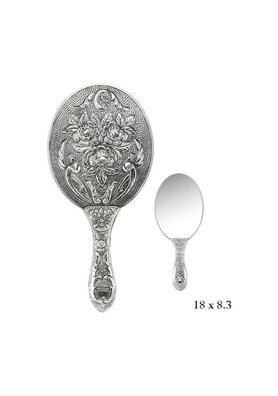 Gül Motifli El Aynası 18 x 8.5 CM