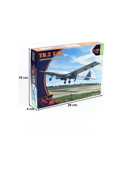 1/48 Tb.2 Silahlı İnsansız Hava Aracı Maketi, Clear Prop Models 4809