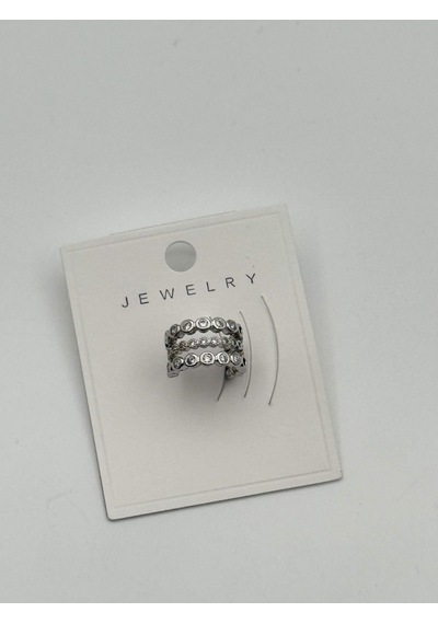 Piercing Kıkırdak Küpe Metal Işıltılı Stil Model 1a7b9e Çok Renkli