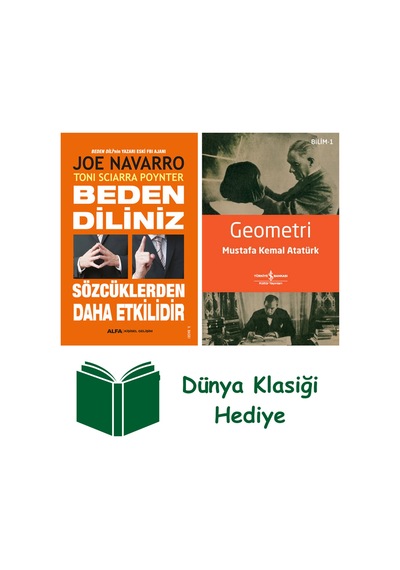 Beden Diliniz Sözcüklerden Daha Etkilidir + Geometri + Dünya Klasiği Hediye