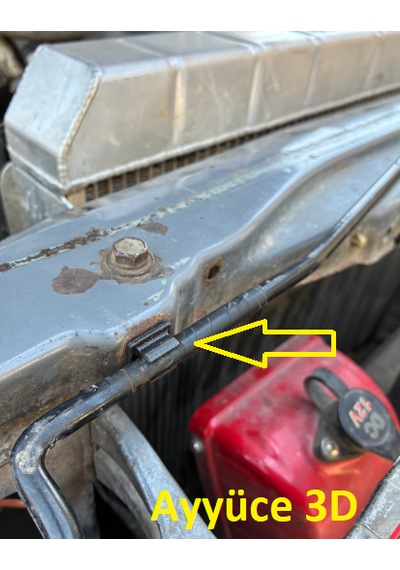 Ayyüce 3d, Toyota Hilux Bonnet Kaput Çubuğu Klipsi 1