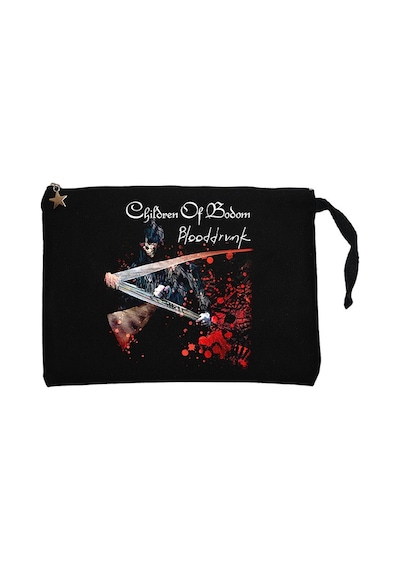 Children of Bodom Blooddrunk Siyah Astarlı Cüzdan / El Çantası Siyah