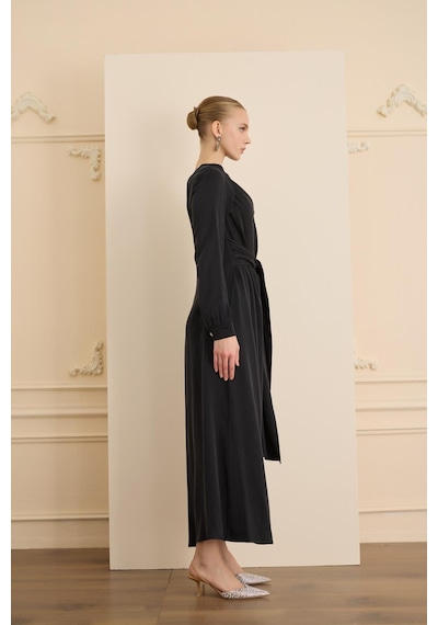 Senna Imelda Dress Siyah Siyah