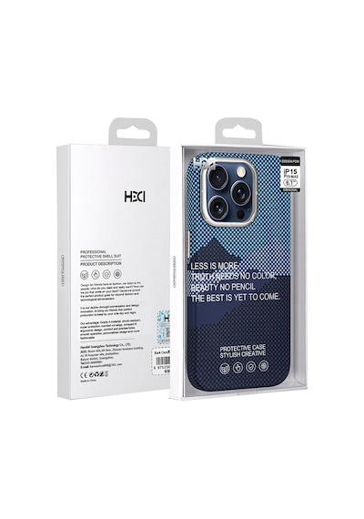 Apple Uyumlu iPhone 15 Pro Max Hbc-263 Monaco Kapak - Siyah