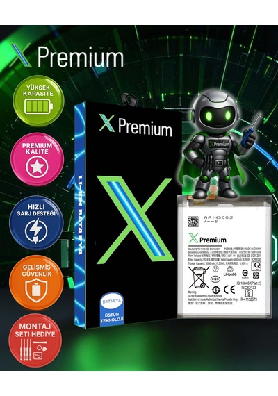 Samsung Uyumlu A32 4g A325 Batarya Pil Süper Yüksek Kalite 5000 Mah Xpremium