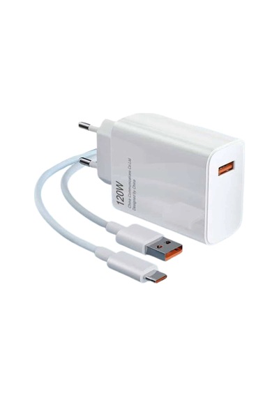 Turbo Hızlı Şarj Destekli 120w Usbc Şarj Seti
