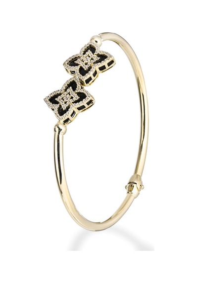 Taşlı Vaan Cleef Model Altın Bilezik 64035486