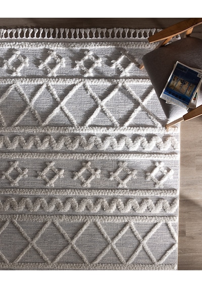 Madame Coco Massena Halı - 80x300 Cm 8684427022436 Gri