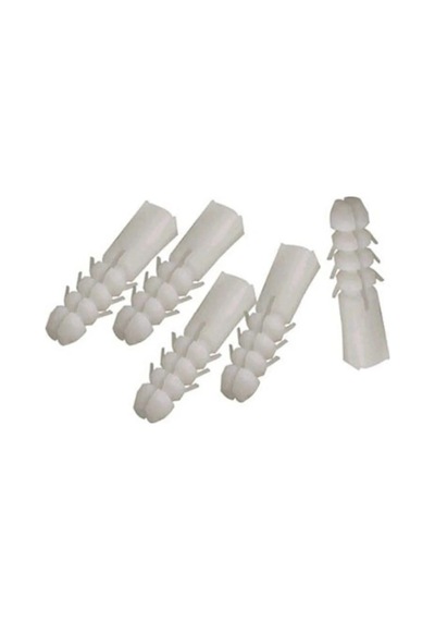 25 Adet 7mm Standart Dübel Beyaz