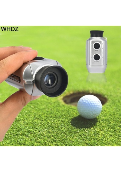 Dijital Mesafe Ölçer 7x18 Golf Range Finderscope 1000 Mt Siyah