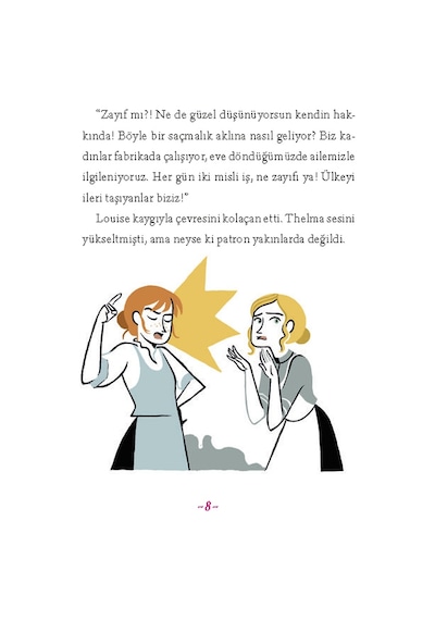 Dahiler Sınıfı: Tüm Kadınlar Oy Hakkı - Süfrajetler - Sabina Colloredo - Domingo Yayınevi