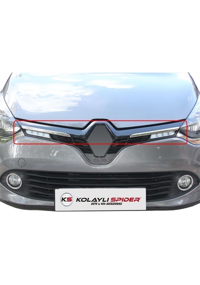 Renault Clio 4 Ön Panjur 2 Prç Krom 2013-2016