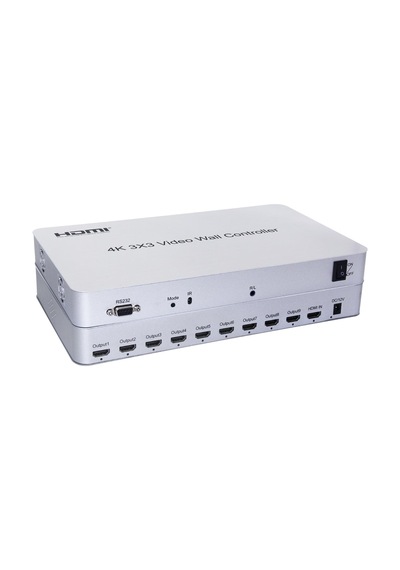 Gplus 4KVW346 3x3 Video Wall Controller 4K Ultra HD HDMI Duvar Ekran Denetleyici