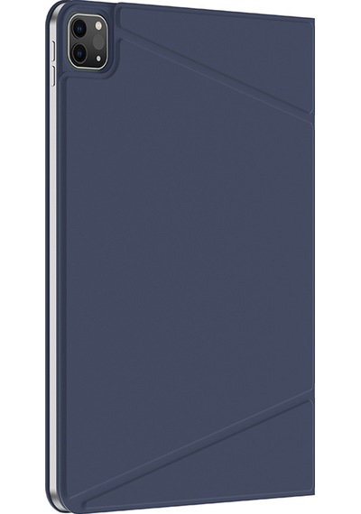 Apple Uyumlu iPad  Air 13 2025 M3 Kılıf Amazingthing Matte Pro Mag Folio Katlanabilir Magnetik Standlı Mavi