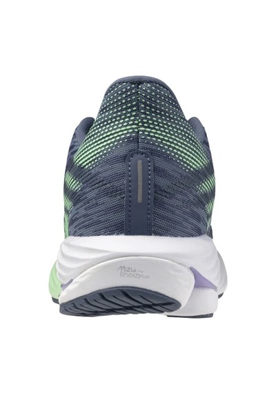 Mizuno Wave Rider 28 Kadın Koşu Ayakkabısı Siyah / Yeşil Çok Renkli