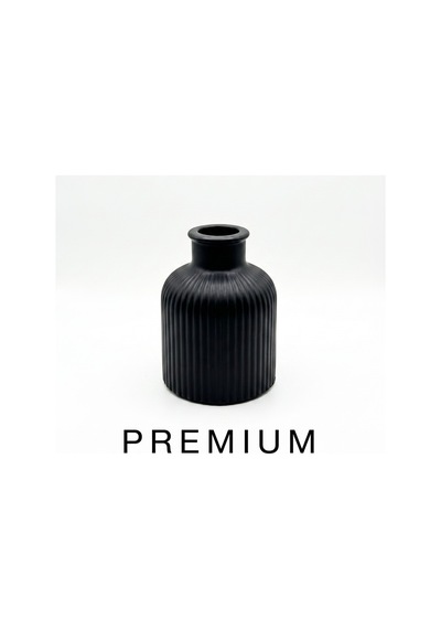 10cm Karbon Siyah - Pampas Vazosu - Premium - Decor