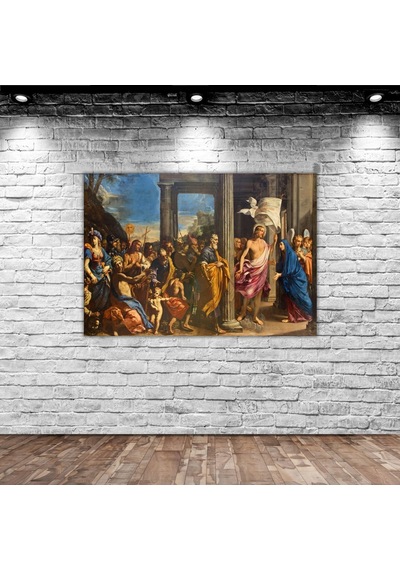 Bk Home San Girolamo Della Certosa Tasarımlı Kanvas Tablo 70x100cm-1