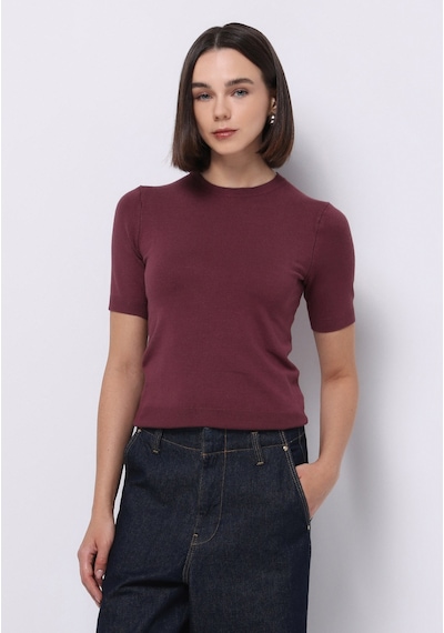 Colin's Colins Slim Fit Kadın Bordo Kazak Cl1075531 Q1.v1 Brd Bordo
