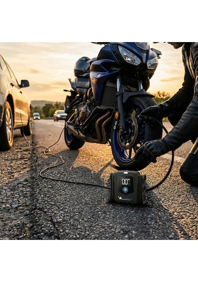 Michelin Mc34631 12volt 120 Psı Ayarlanabilir Dijital Basınç Göstergeli Hava Pompası