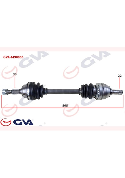 Komple - 21 - Aks Sol Astra G 1.4/1.6 16v - Dpmıx-hb - 98-05 595mm