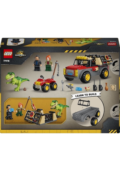 LEGO® Jurassic World Genç T. rex Taşıma Kamyonu 77978 - 4 Yaş Üzeri Çocuklar için Minifigür İçeren Oyuncak Yapım Seti (115 Parça)