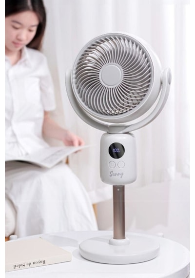 Fressi Jaf18 Taşınabilir Masaüstü Gri Usb Fan