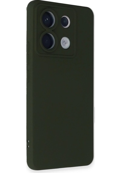 Newface Xiaomi Redmi Note 13 Pro 5g Kılıf Nano İçi Kadife Silikon - Semeglbl - 45 Koyu Yeşil