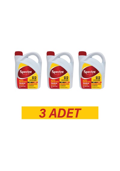 3 Adet Spectre G12 Kırmızı Süper -40 Antifriz