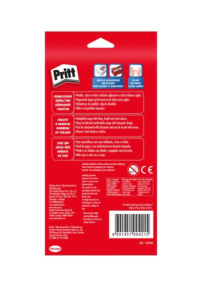 Pritt Slinebilir Pastel Boya 12'li
