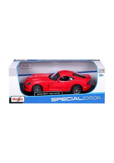 Maisto 2013 Srt Viper Gts 1:18 Model Araba Kırmızı