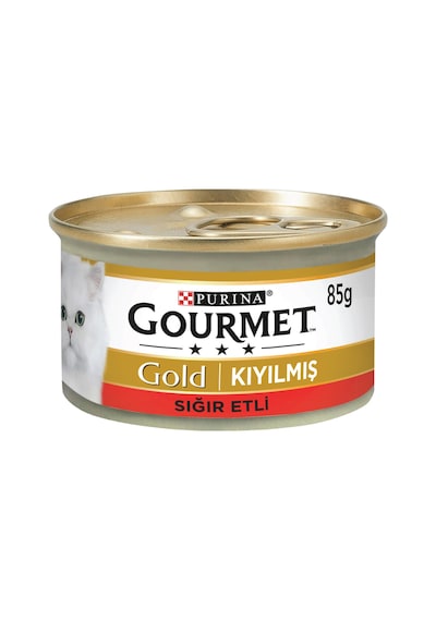 Purina Gourmet Gold Kıyılmış Sığır Etli Konserve Yetişkin Kedi Maması 24 x 85 G