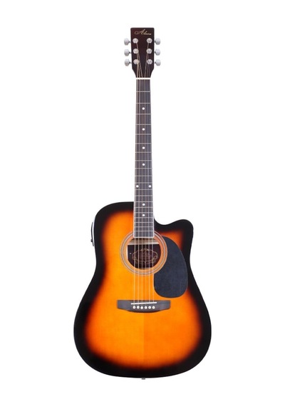Almira F650N-Sbc Sunburst Elektro  Akustik Gitar