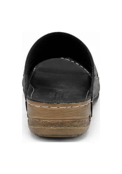 N Napa Shoe Np.312.siyah Deri Terlik