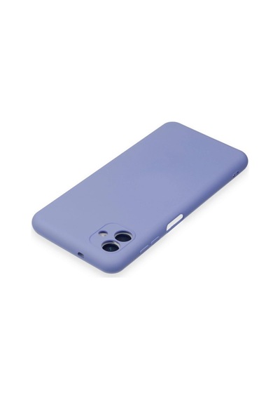 Galaxy A04 Kılıf Nano İçi Kadife Silikon - Lila Çok Renkli