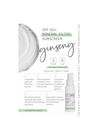 Spf50 Mineral Filtre Güneş Kremi 50 Ml