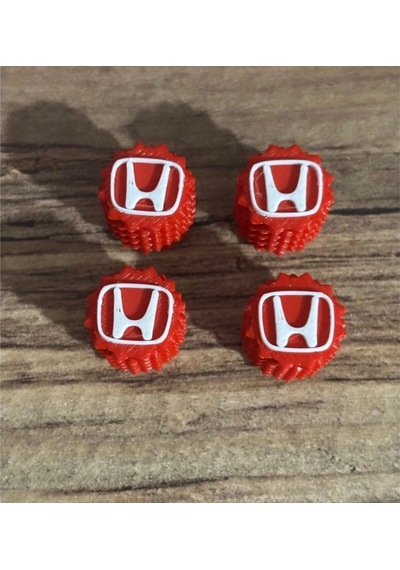 Honda Kırmızı Sibop Kapağı 4'lü