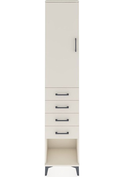 Arges Dolap 2 Raflı 4 Çekmeceli Tek Askılı 44x30x221 Aytaşı-aytaşı Aytası