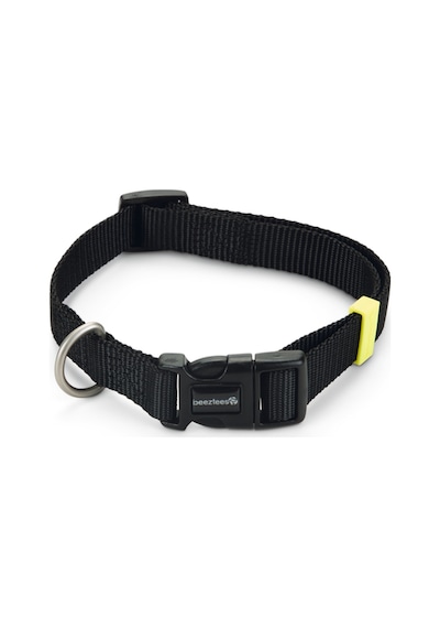 Hnrlıshp Beeztees Köpek Boyun Tasması, Siyah, 35-50cm, 20mm Krom
