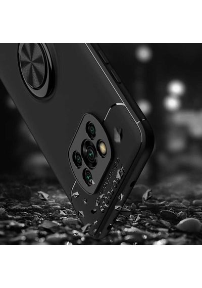 Xiaomi Poco X3 Kilif Yüzüklü Magnetli Ravel Case 360697610
