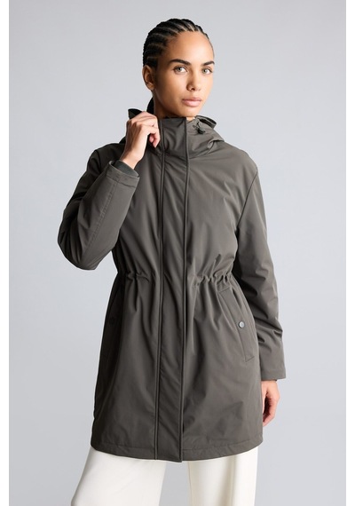 Defacto Beli Büzgülü Regular Fit Kapüşonlu Parka H6148ax26aukh190 Haki-kh190