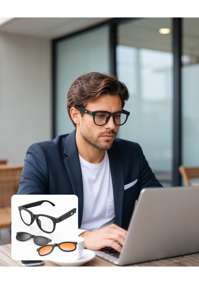 Akıllı Bluetooth Gözlük Yapay Zekâ Destekli Manyetik Lens Uczzsg60akıllıgözlük-1