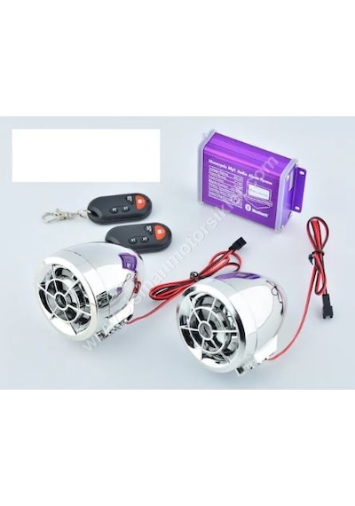 Motosiklet Mp3 Çalar + Alarm Bluetooth Özellikli Nikel