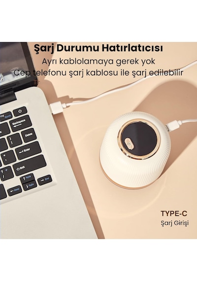 Lexroo Dijital Göstergeli Şarjlı Tüy Toplayıcı & Kumaş Tüy Alma Makinesi Çok Renkli