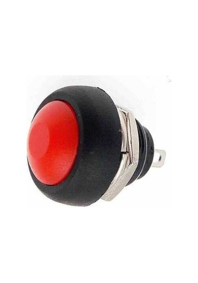 Sanec Ic-184 Buton 12mm Pbs33b - Kırmızı