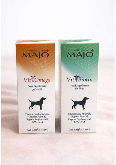 Majo Köpek Biotin + Omega Takviyesi 100 Ml 2 Li Set