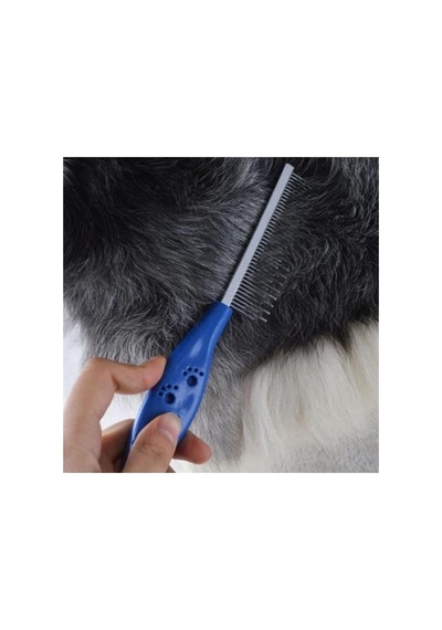 Duffa Ergonomik Kedi Ve Köpek Tüy Açma Tarağı, Köpek Kıtık Açıcı Bakım Tarağı, Metal Tarama Fırçası, T
