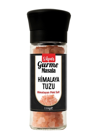 Pembe Himalaya Tuzu 110 G -değirmen Kapaklı Pink Himalayan Salt