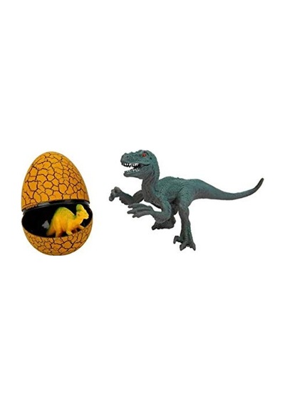 Dinozor Ve Yavrusu Oyun Seti - Renkli Eğlenceli Figürler