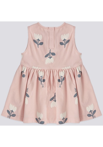 U.s. Polo Assn. Kız Bebek Pembe Elbise 5274-43516 Pembe